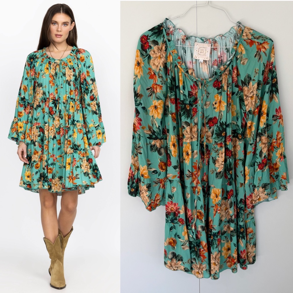 JOHNNY WAS Jade Tulum Mini Dress L33422